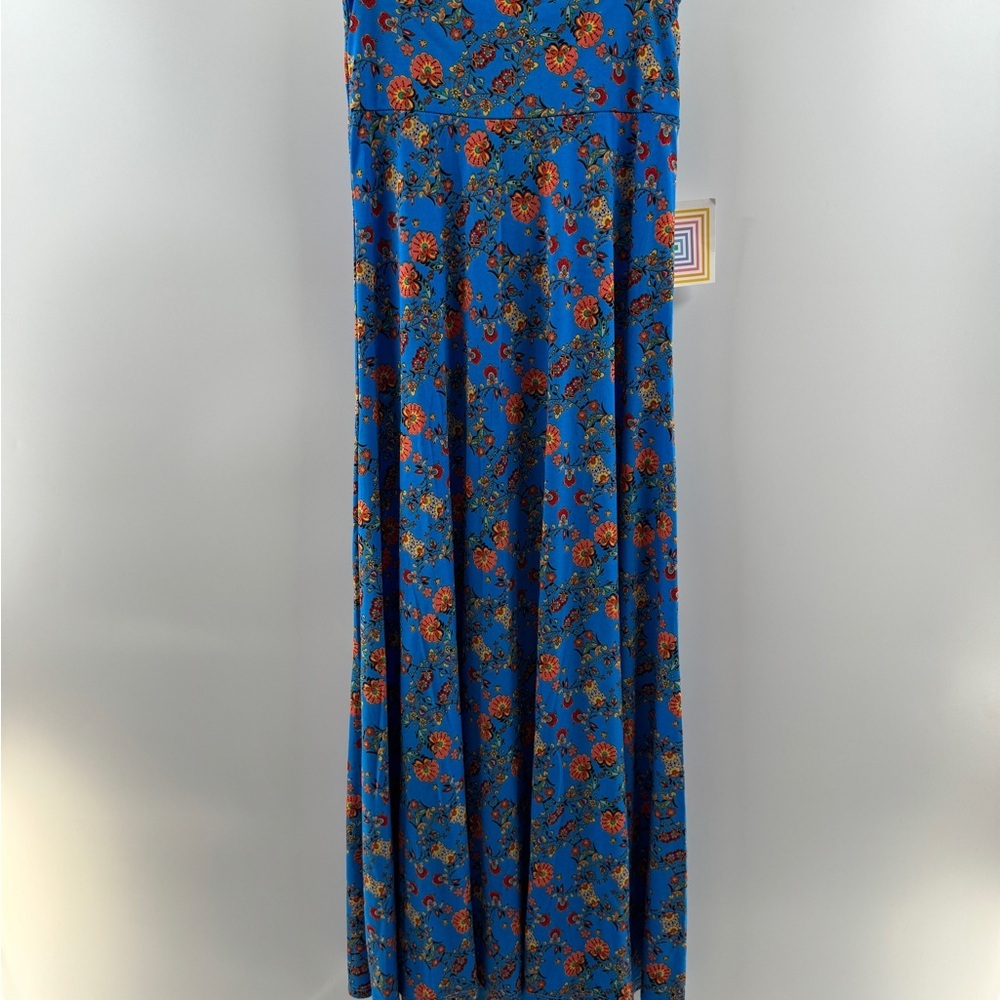 LuLaRoe Maxi Skirt NWT – Women’s XXS Cobalt Blue Floral